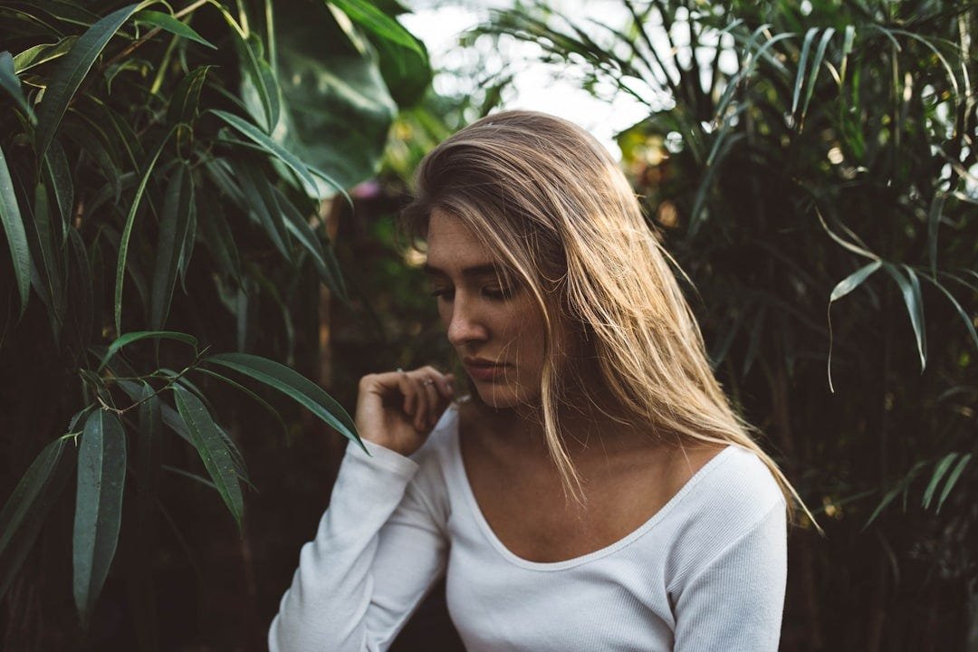 Person practicing self-care