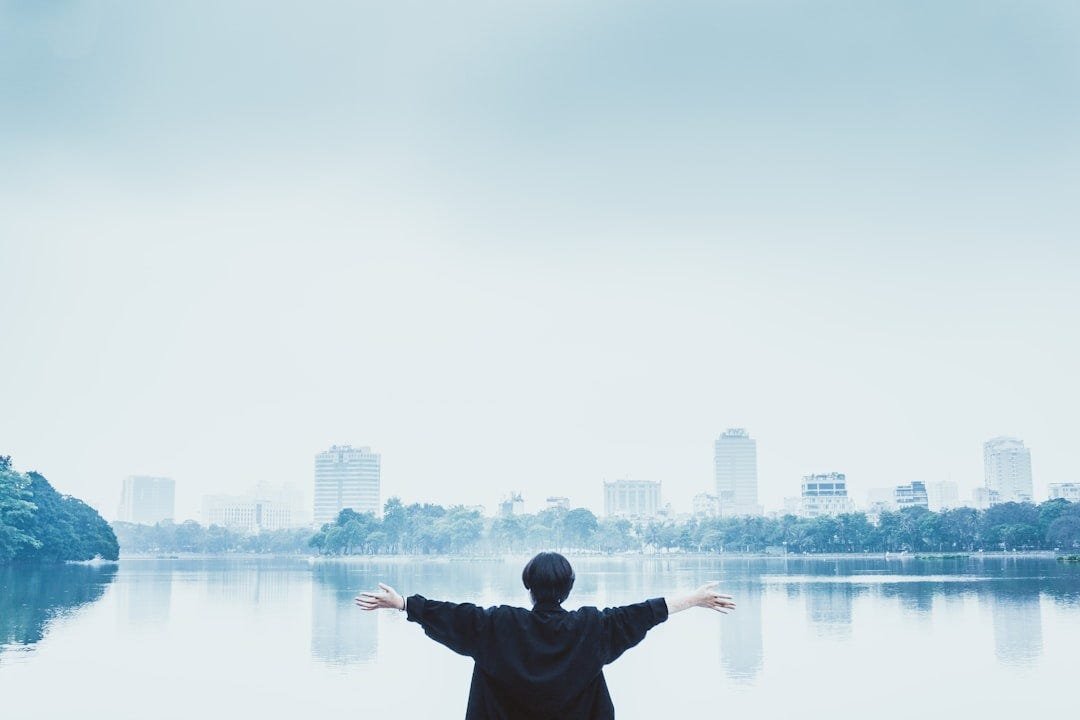 Person enjoying life